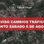 AVISO CAMBIOS TRÁFICO EVENTO SÁBADO 6 DE AGOSTO