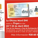 El equipo de DNI Rural estará en Firgas del 22 al 25 de abril