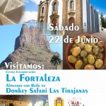 La Concejalía de Mayores organiza una visita al Centro de interpretación La Fortaleza y almuerzo con baile en el el Donkey Safari Las Tirajanas