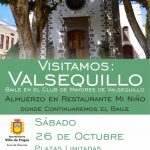 La Concejalía de Mayores organiza una visita a Valsequillo con almuerzo y un gran baile